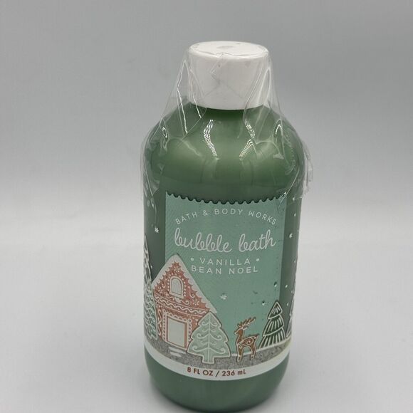 BATH & BODY WORKS VANILLA BEAN NOEL WOMEN FRAGRANCE BUBBLE BATH 8 FL OZ - Picture 1 of 3
